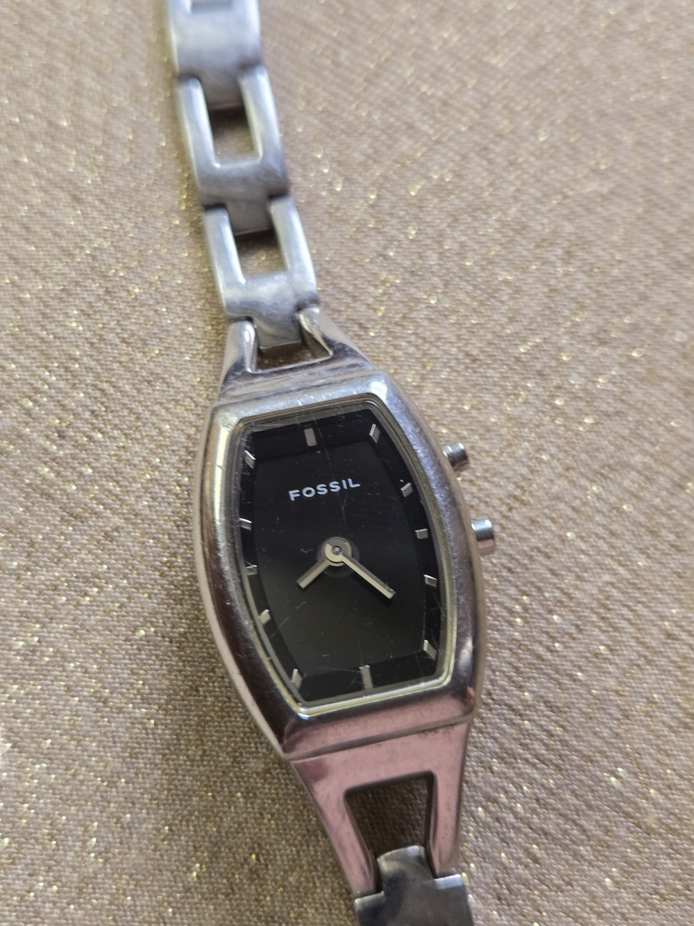 Fossil Stainless Steel Black Dial Women's Watch